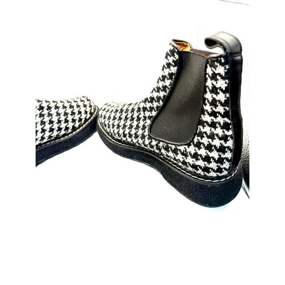 Flamingoes Paris houndstooth Chelsea boots 37 - Picture 7 of 10